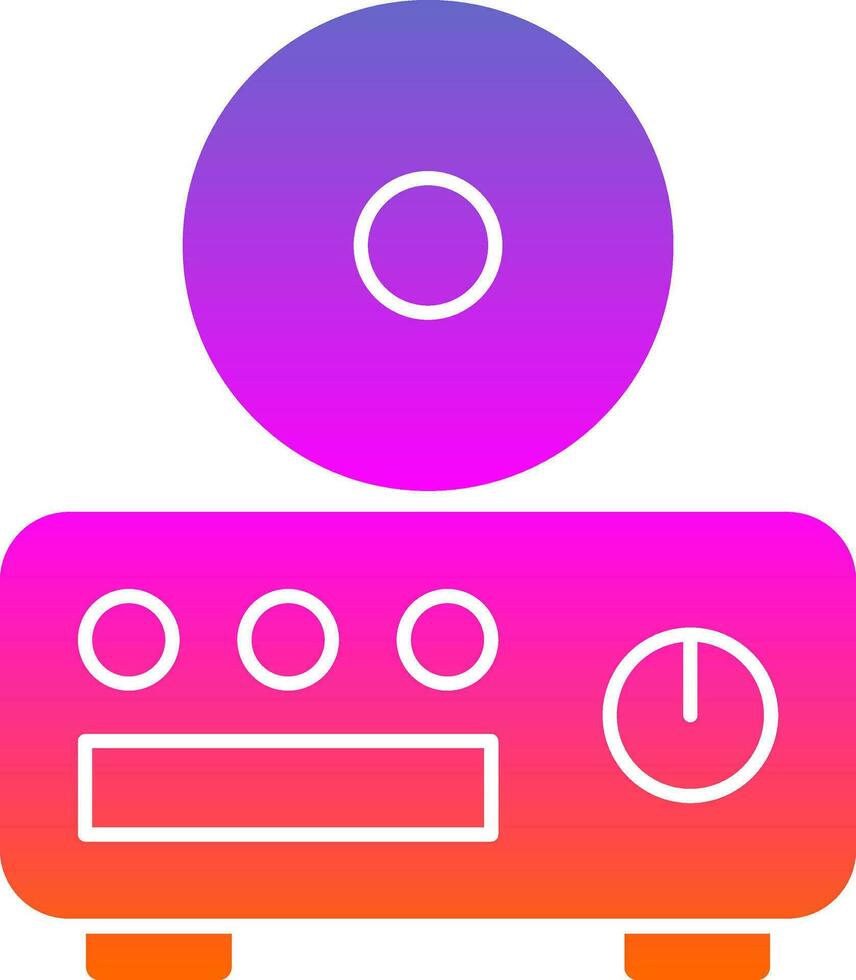 CD player Vector Icon Design