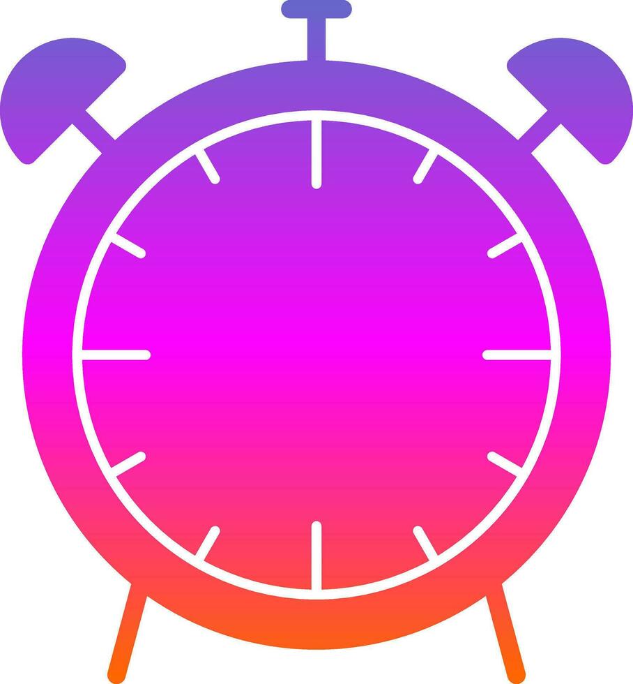 diseño de icono de vector de reloj de alarma