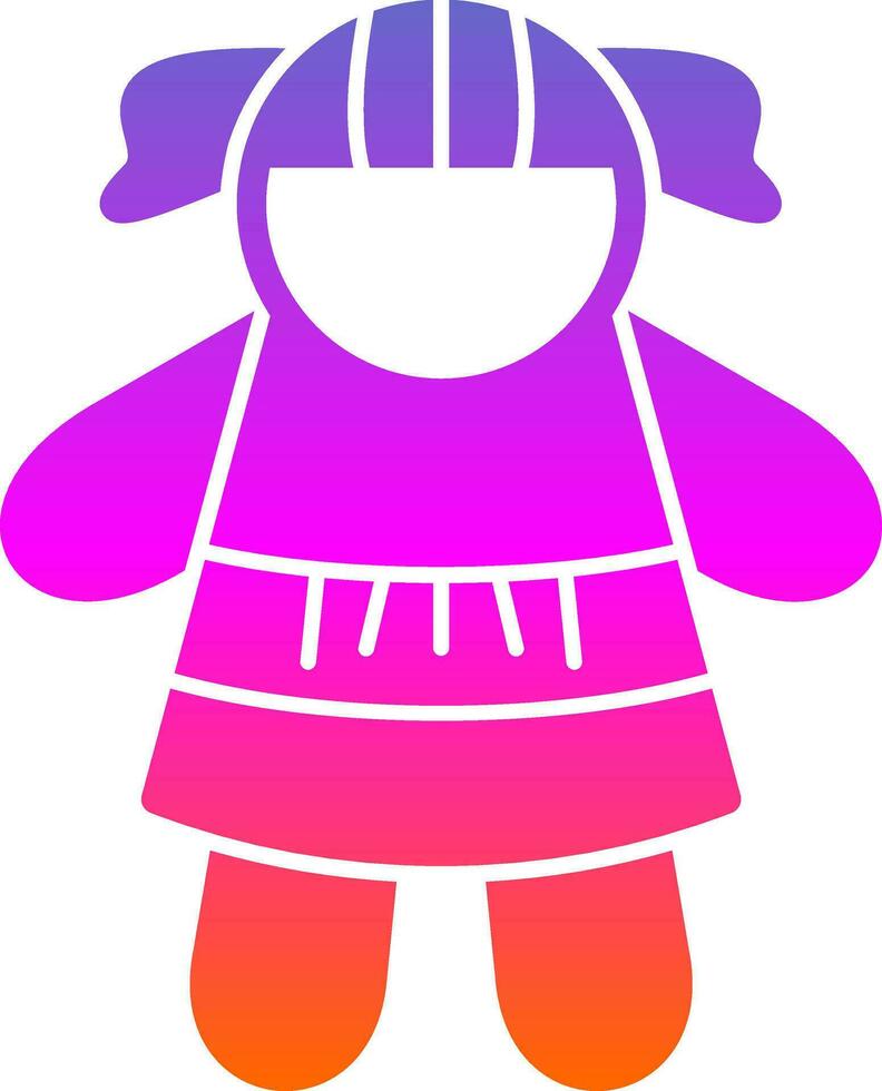 Doll Vector Icon Design
