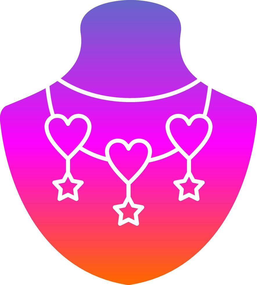 diseño de icono de vector de collar