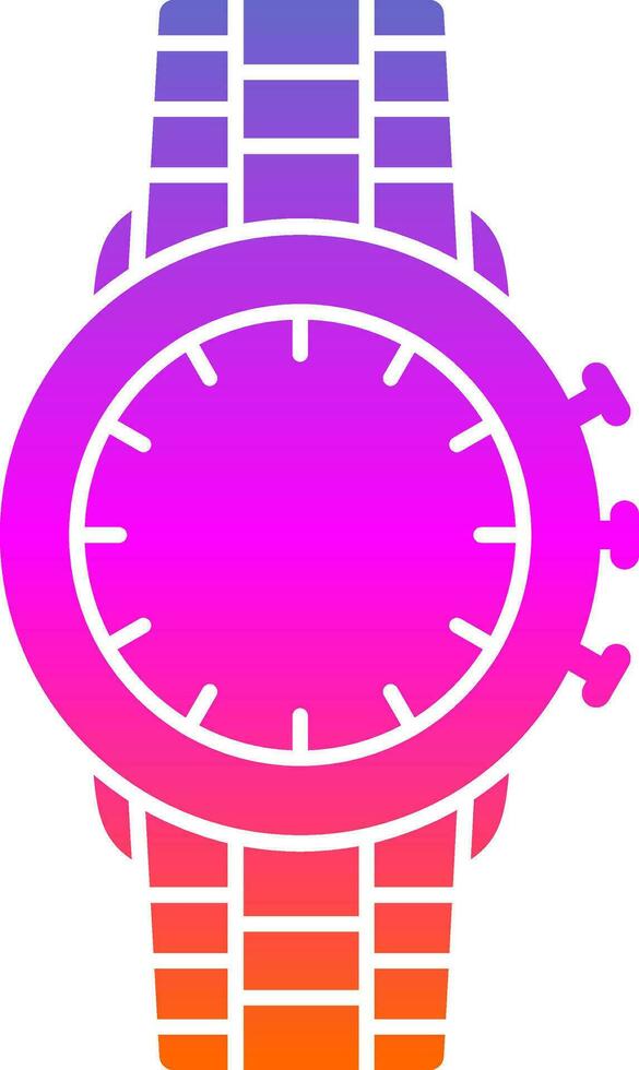 Wristwatch Vector Icon Design