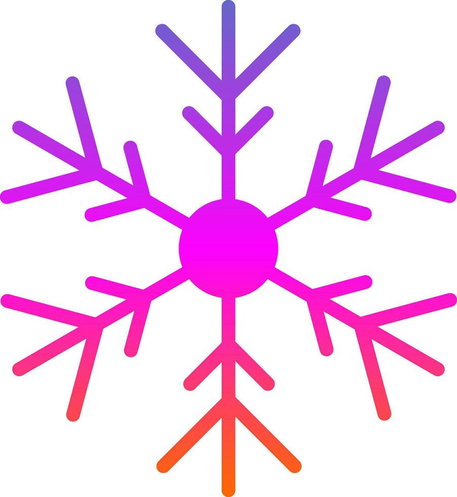 Snowflake Vector Icon Design