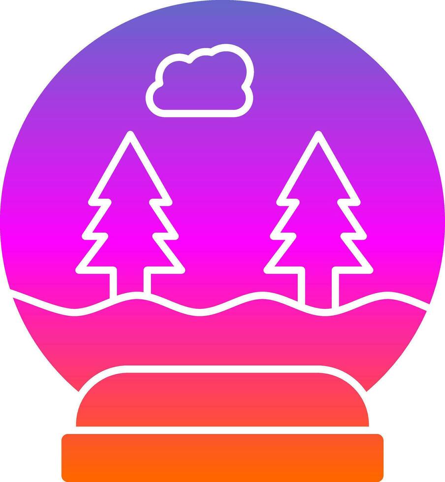 Snowball Vector Icon Design