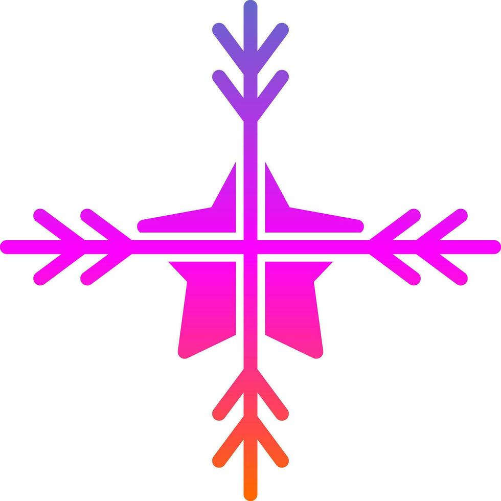 diseño de icono de vector de nieve