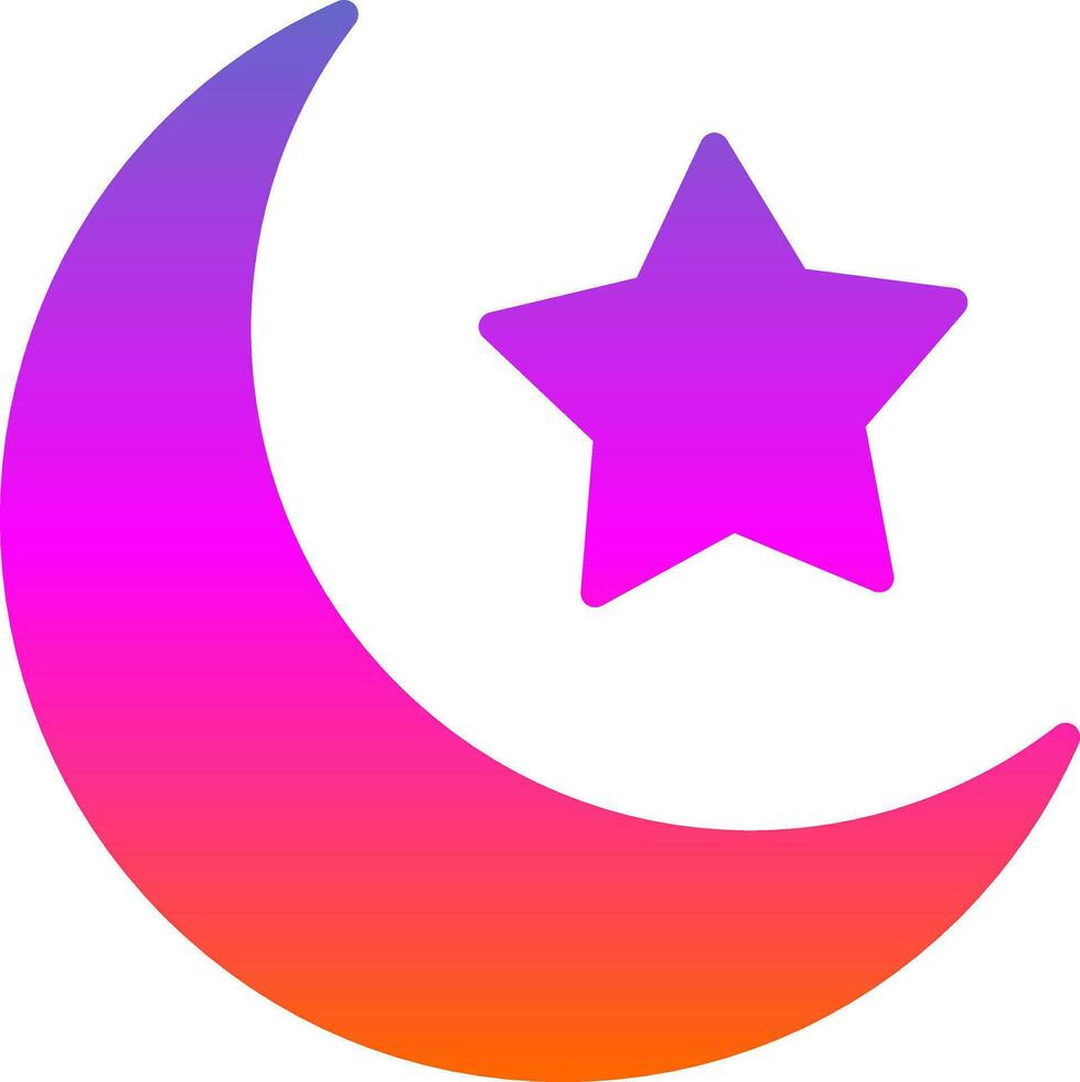 Moon Vector Icon Design