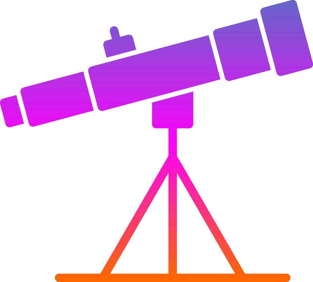 Telescope Vector Icon Design