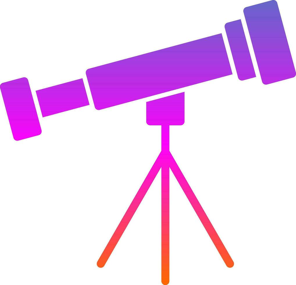 Telescope Vector Icon Design