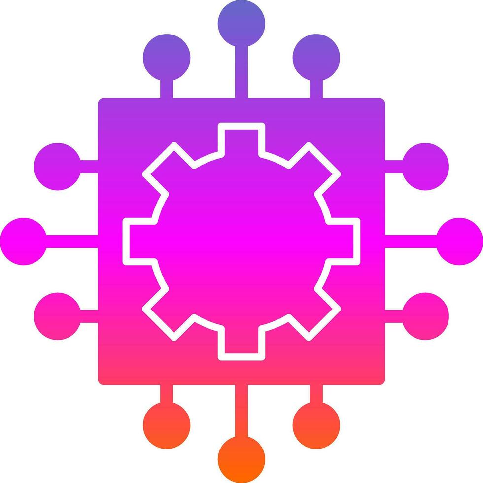 Artificial intelligence Vector Icon Design