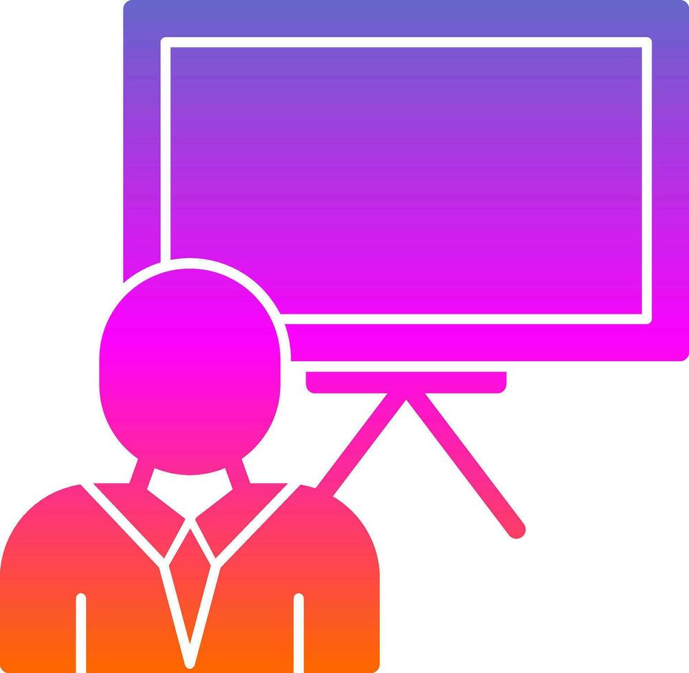 Presentation Vector Icon Design