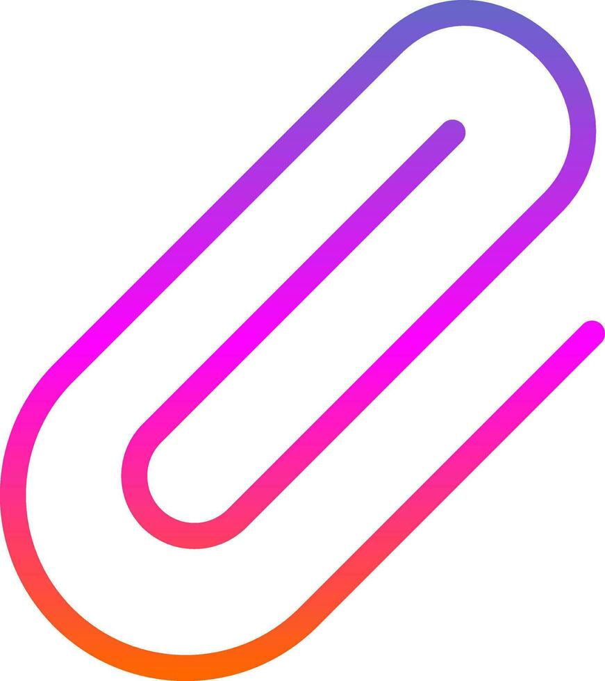 Paperclip Vector Icon Design