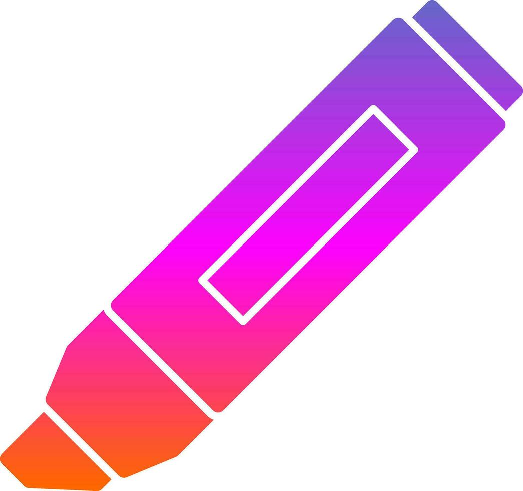 Highlighter Vector Icon Design