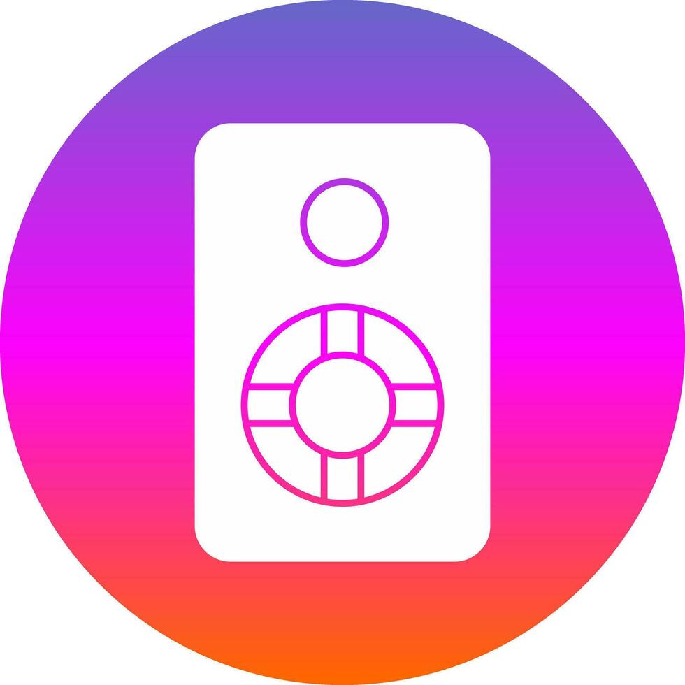 Audio system Vector Icon Design