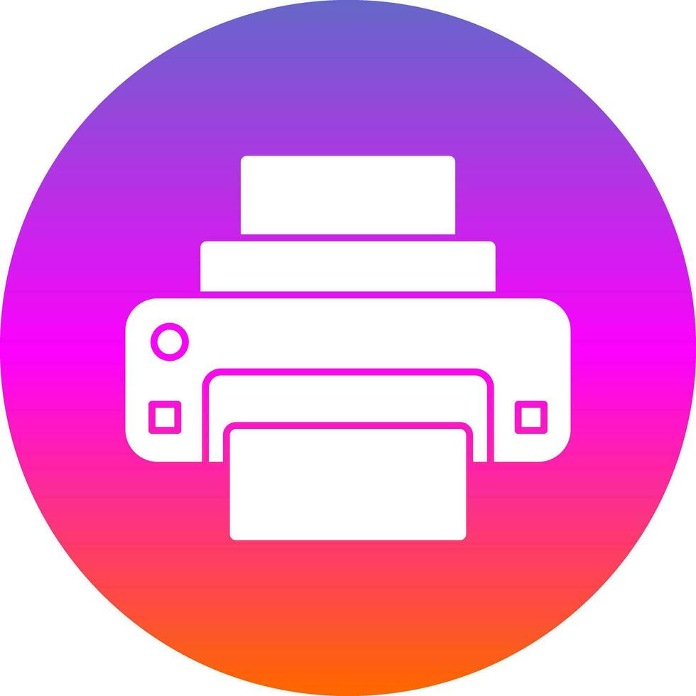 Printer Vector Icon Design
