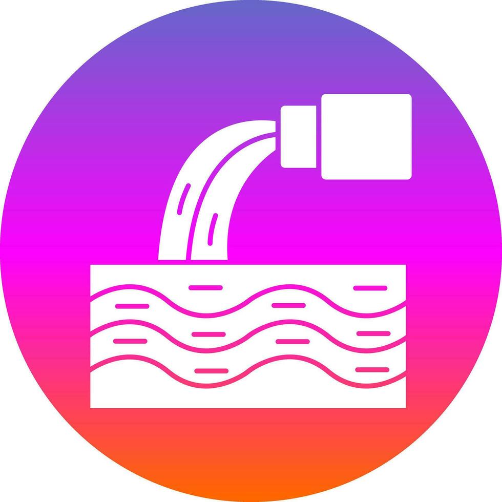 Waste water Vector Icon Design