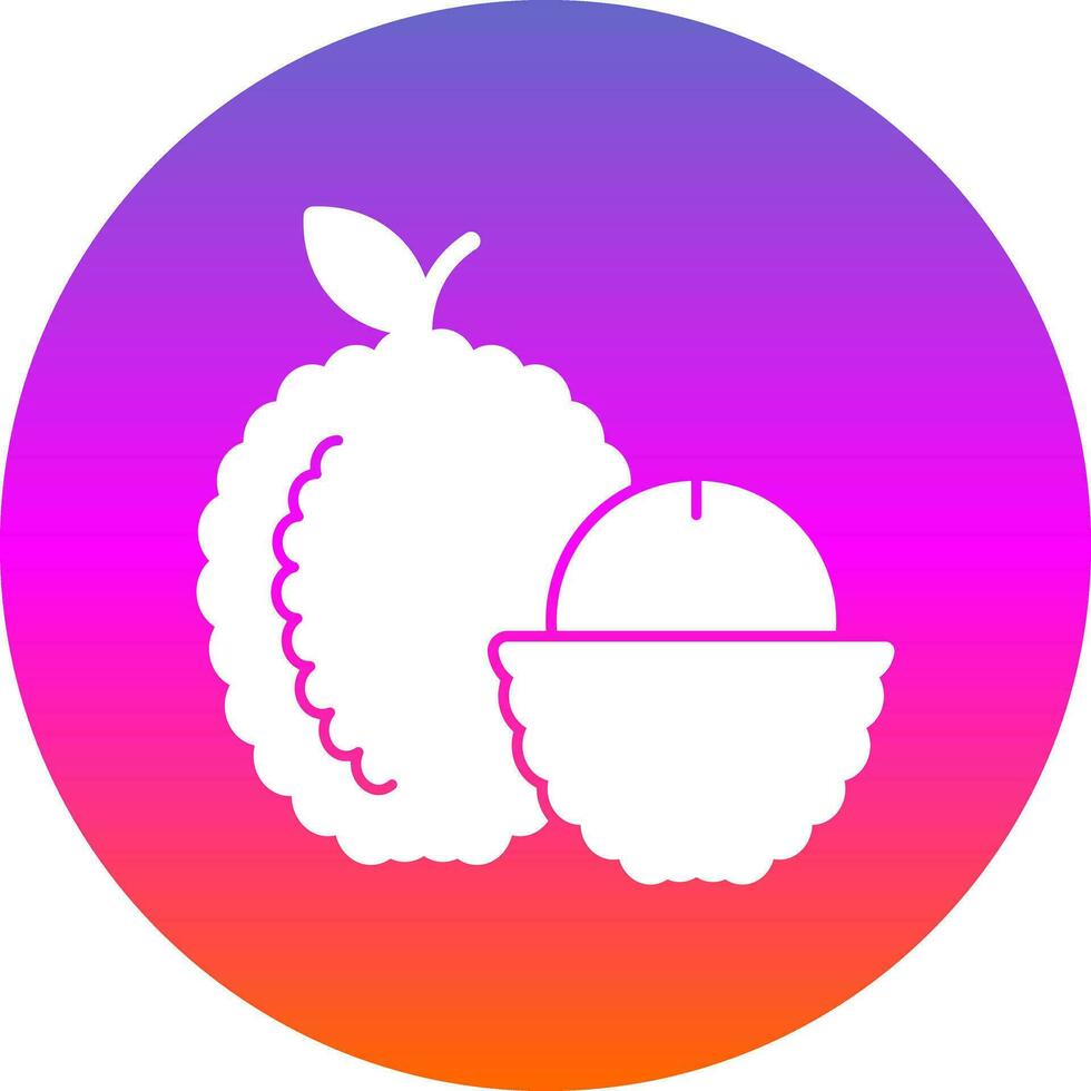 lychee vector icono diseño