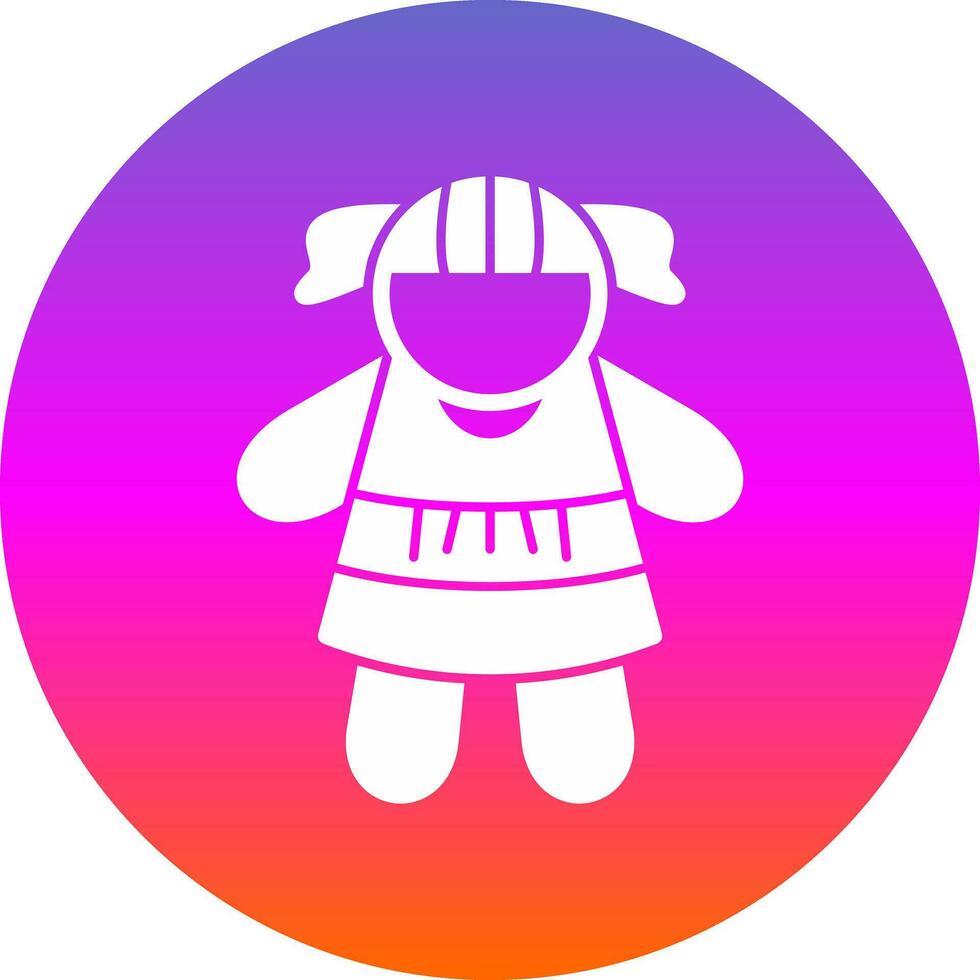 Doll Vector Icon Design