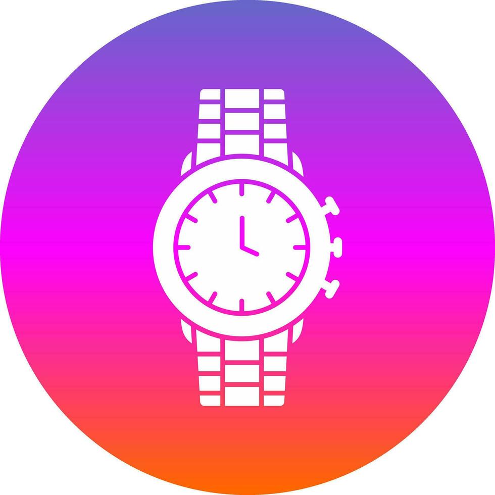 diseño de icono de vector de reloj de pulsera