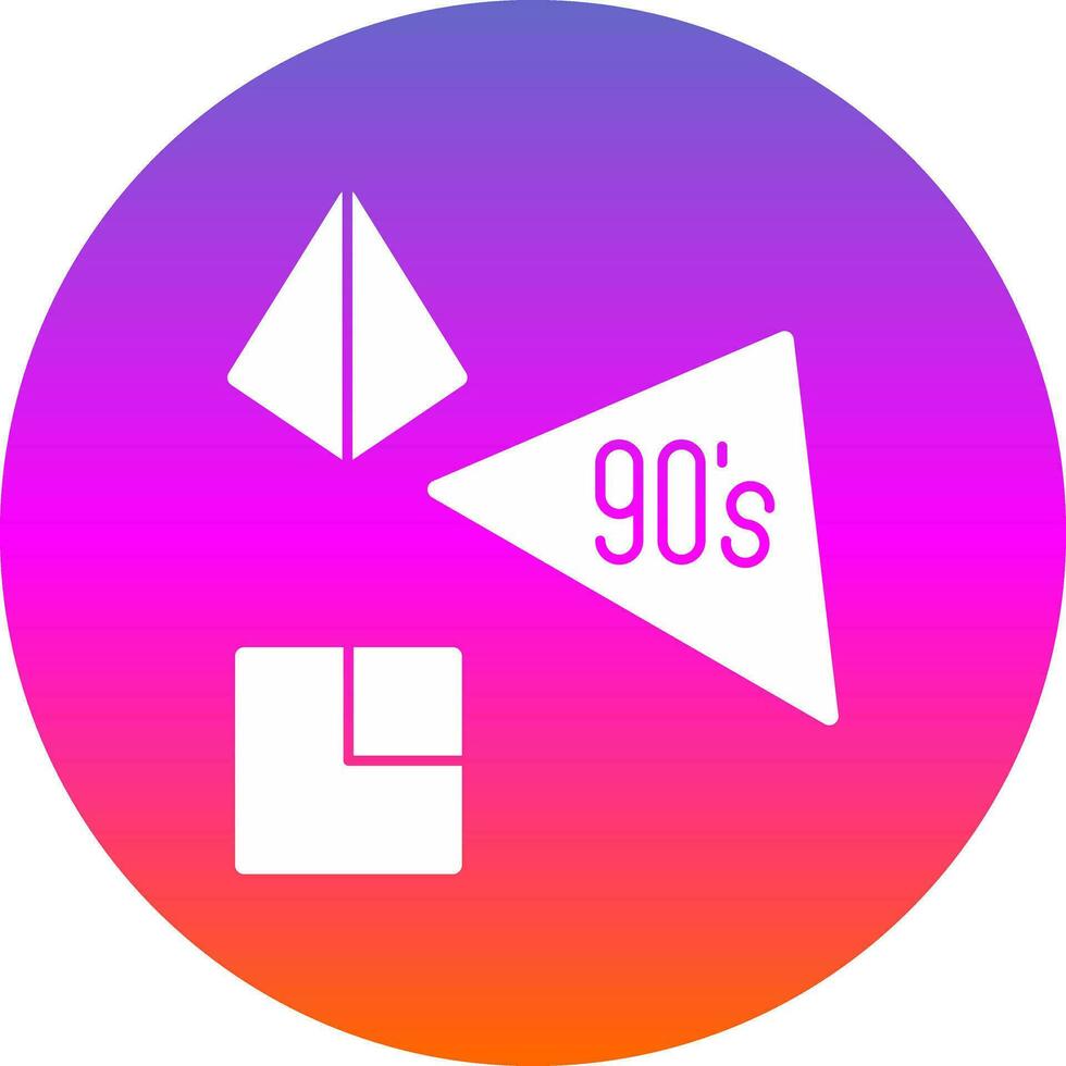 90s vector icono diseño