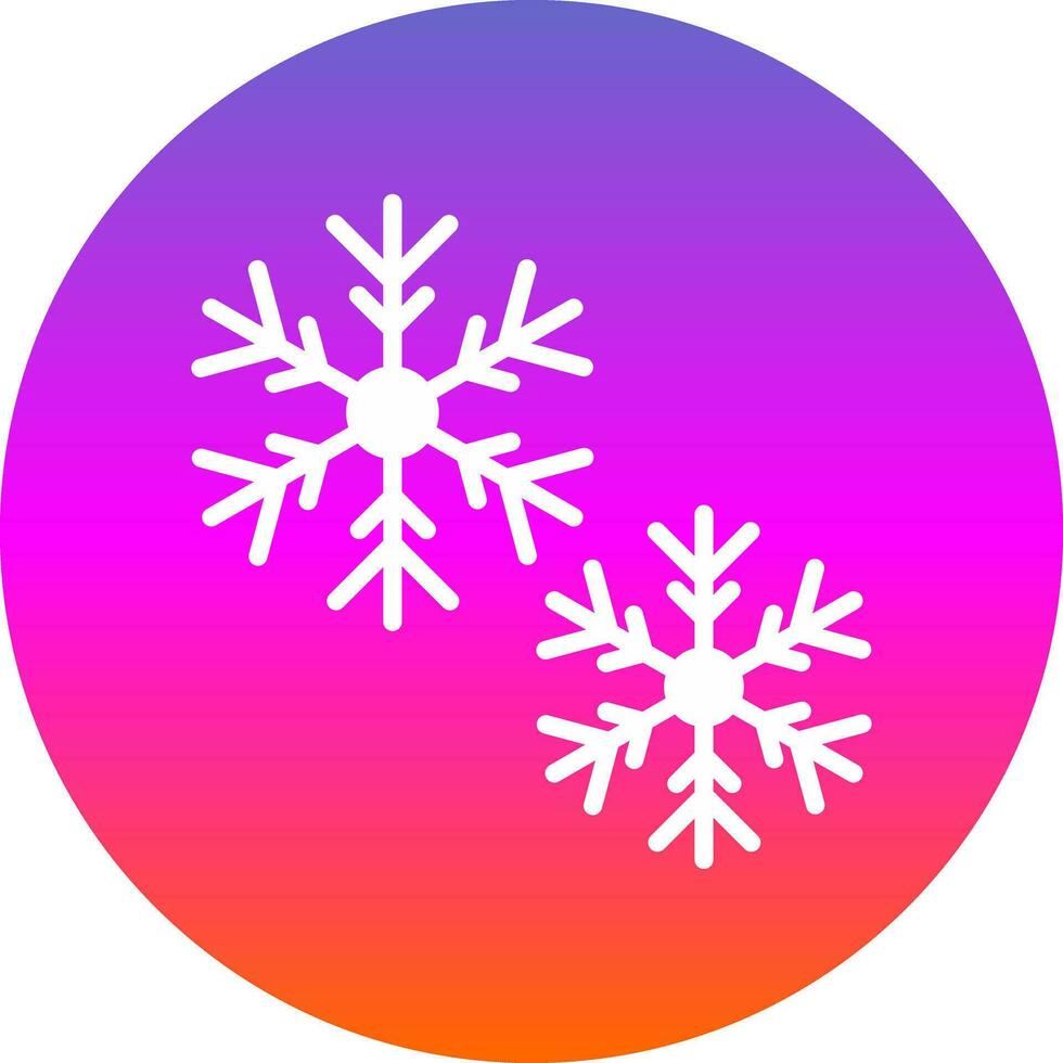 diseño de icono de vector de nieve