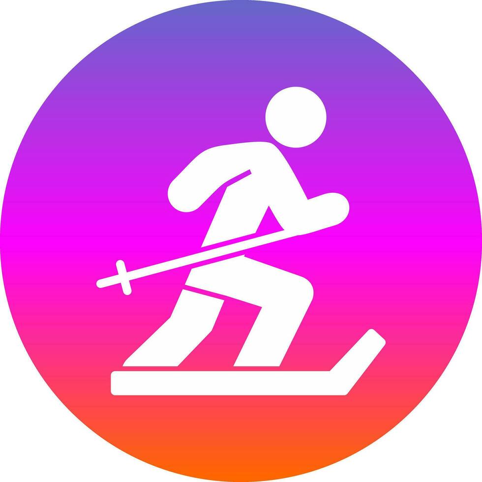 Ski Vector Icon Design