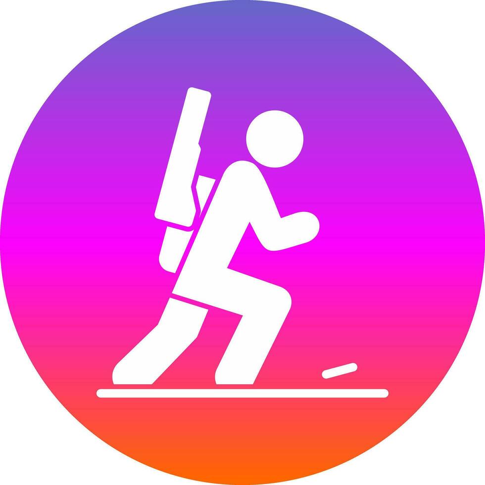 Biathlon Vector Icon Design