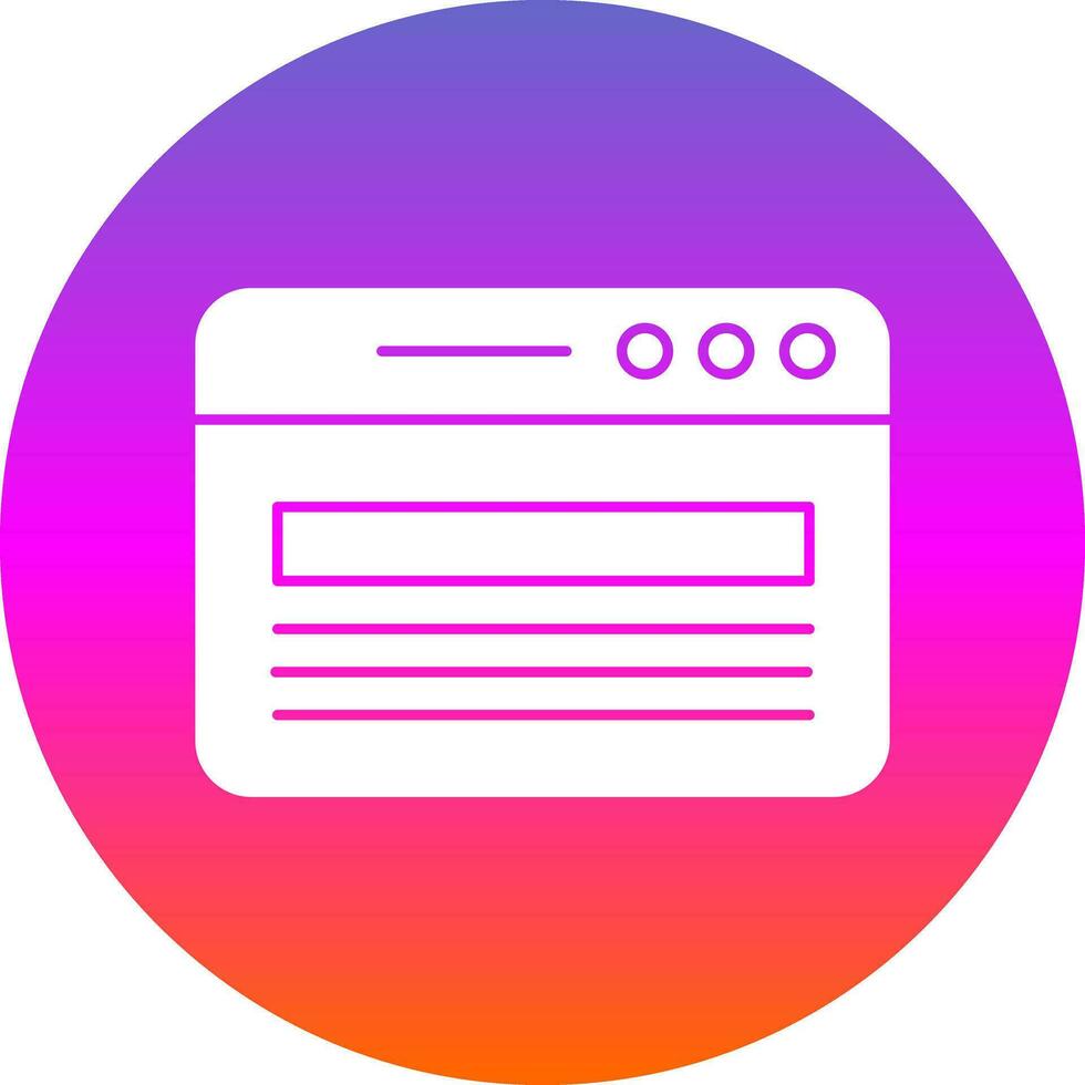 Web page Vector Icon Design