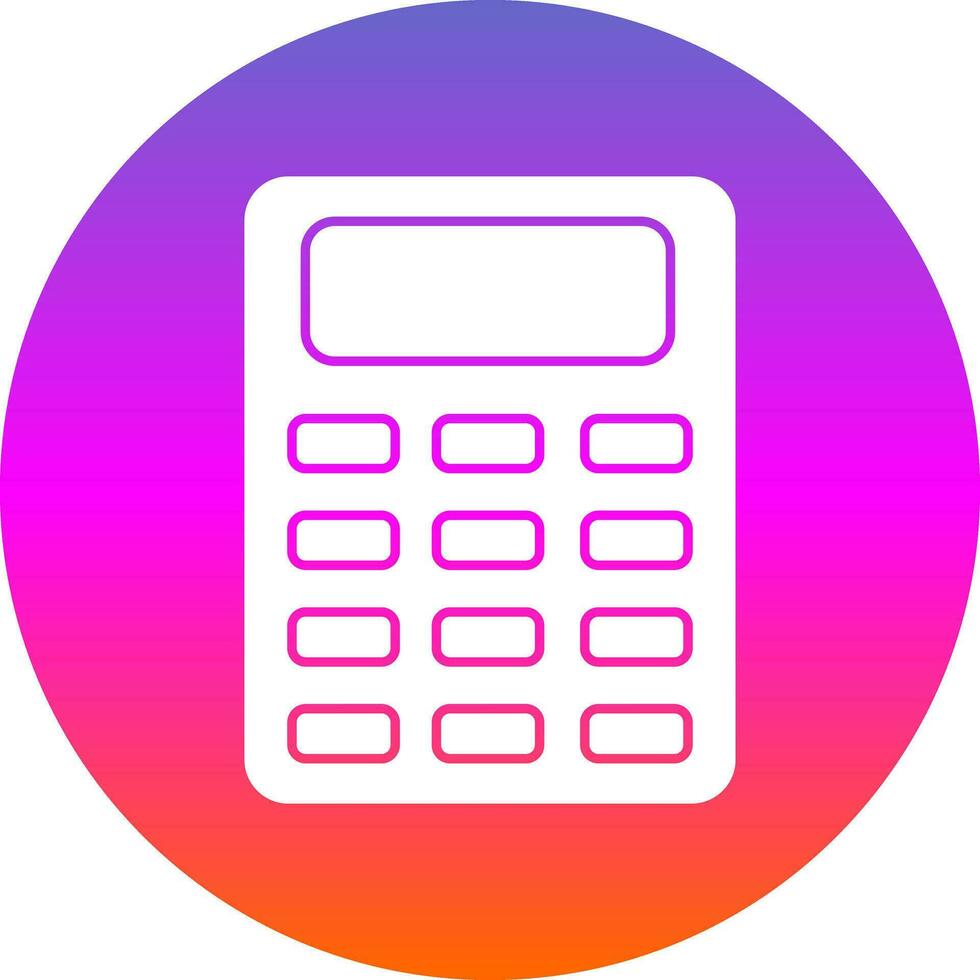 Calculator Vector Icon Design