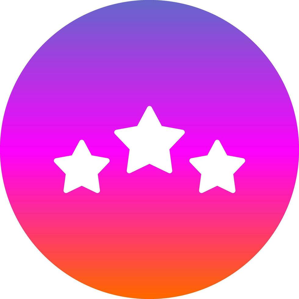 diseño de icono de vector de estrellas