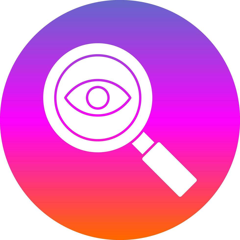 Observation Vector Icon Design