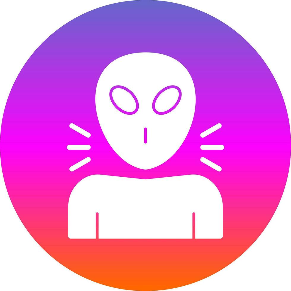 Alien Vector Icon Design