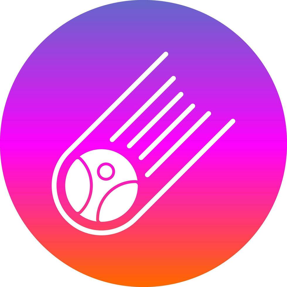 Meteorite Vector Icon Design