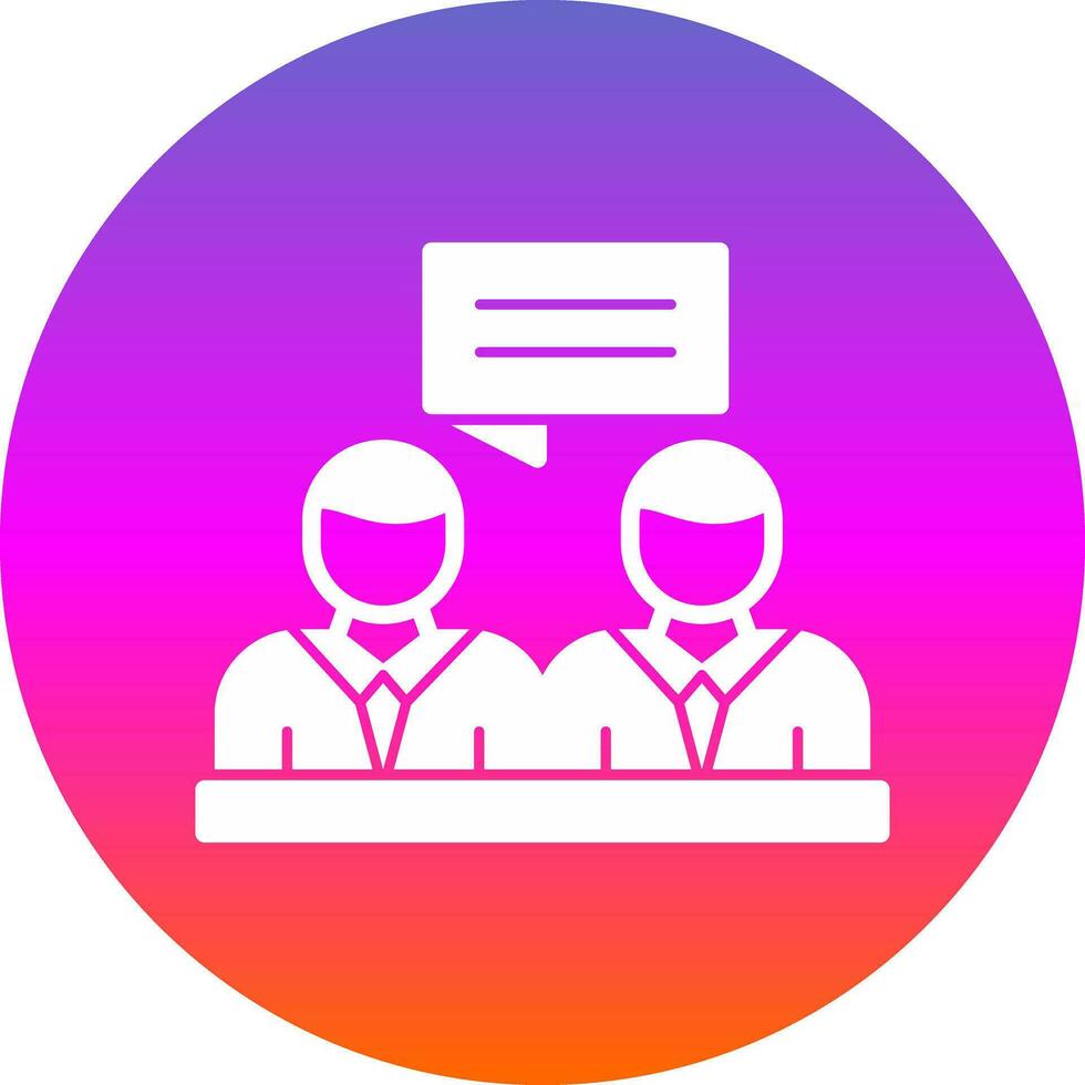 Conversation Vector Icon Design