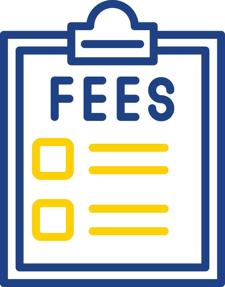 Fees Vector Icon Design