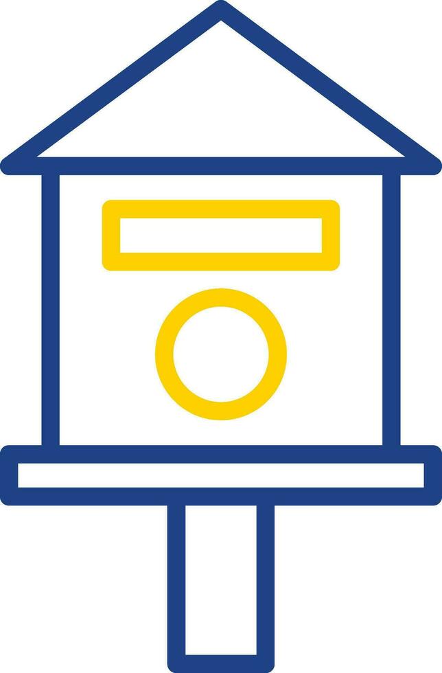 Bird house Vector Icon Design