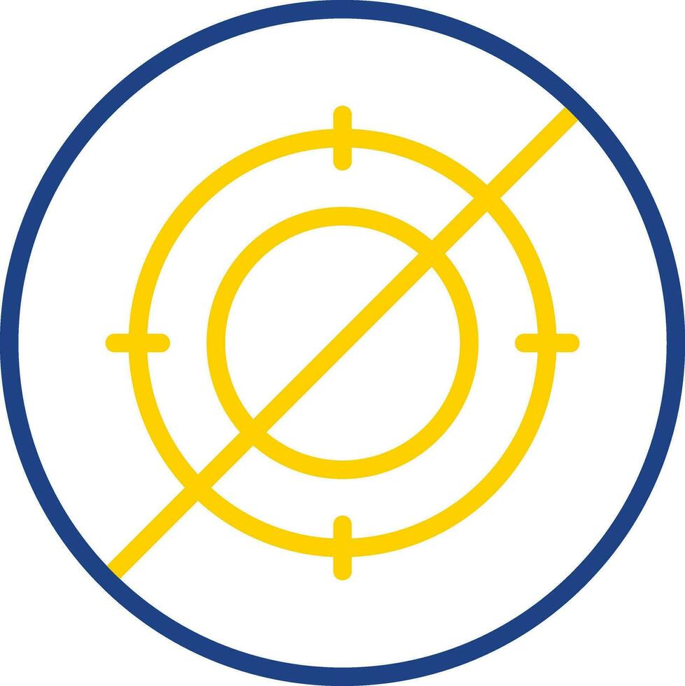 No hunt Vector Icon Design
