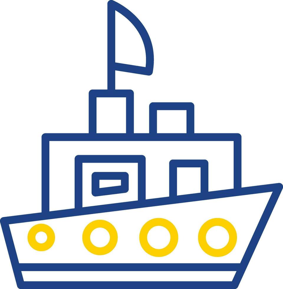 diseño de icono de vector de barco