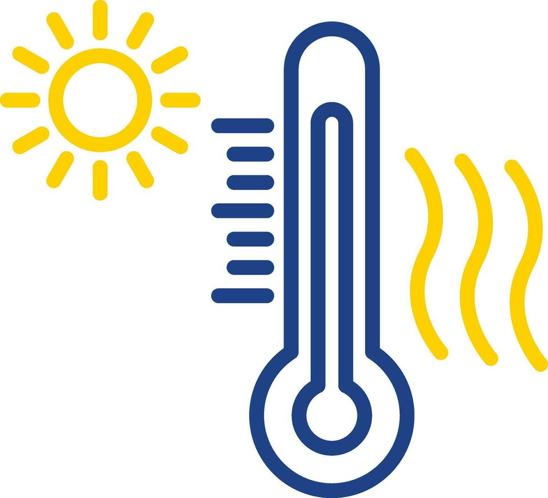 Heat wave Vector Icon Design
