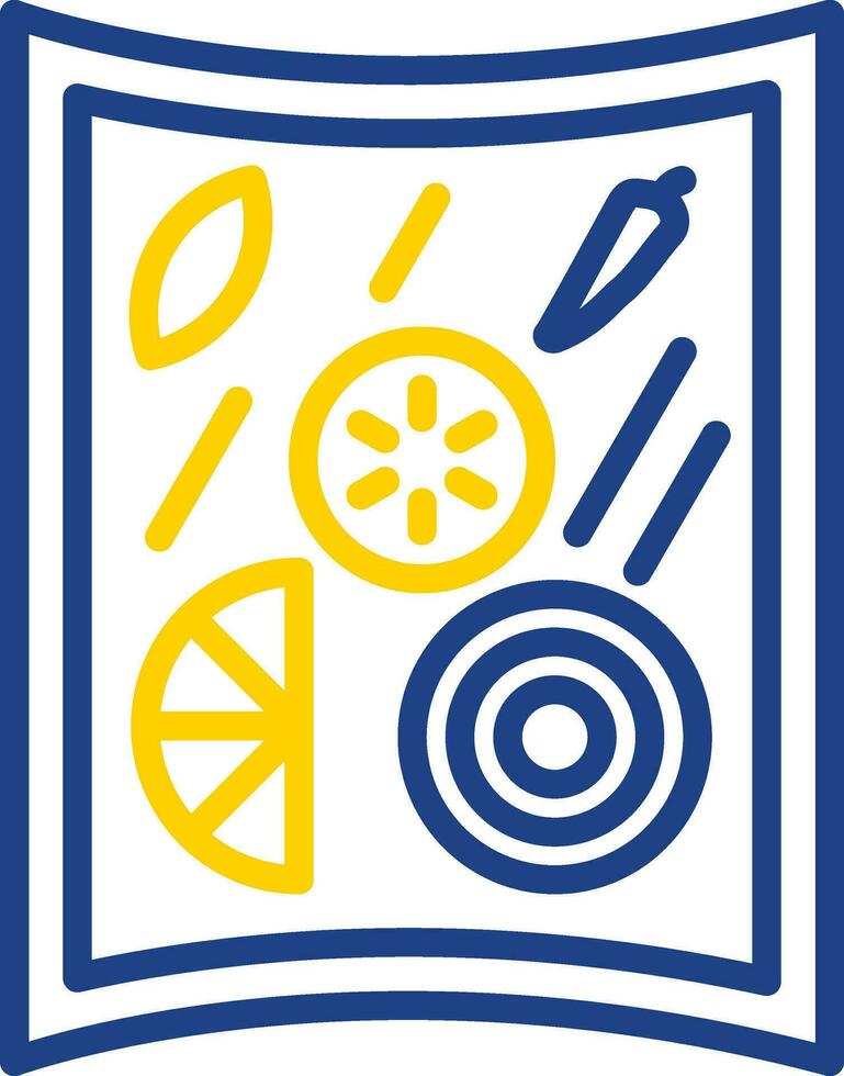 Papaya salad Vector Icon Design