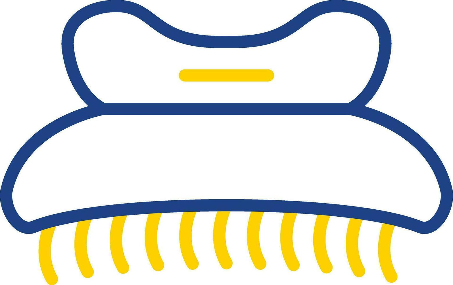 Hair clip Vector Icon Design