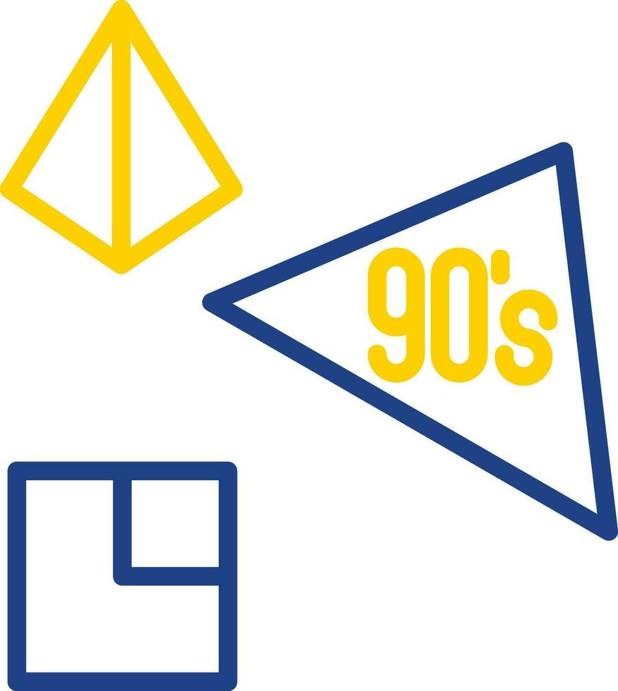 90s Vector Icon Design