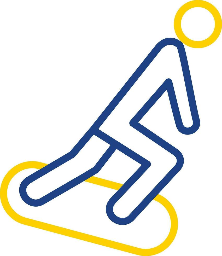 Snowboarding Vector Icon Design