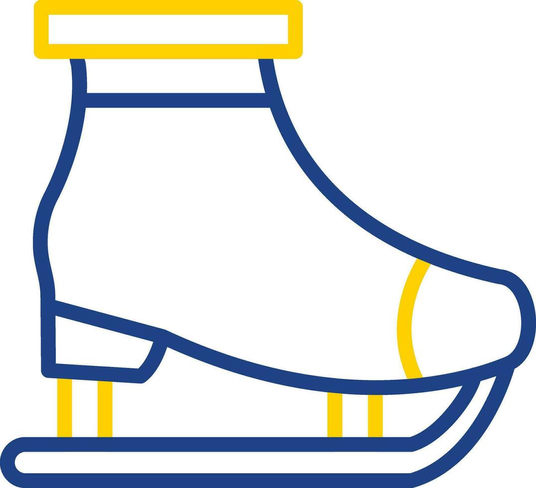 Ice skating Vector Icon Design