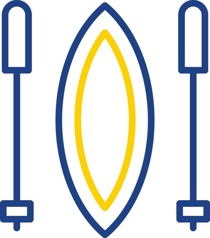 Slalom Vector Icon Design