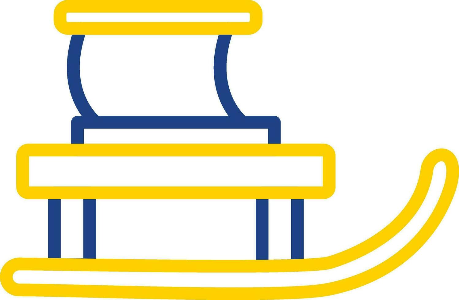 Sled Vector Icon Design