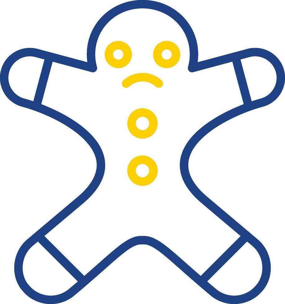 Gingerbread man Vector Icon Design