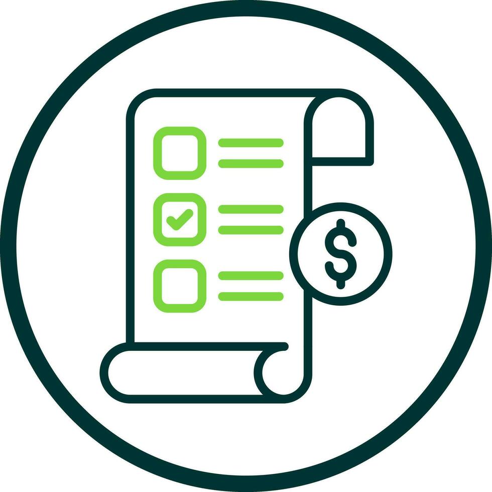 Invoice Vector Icon Design