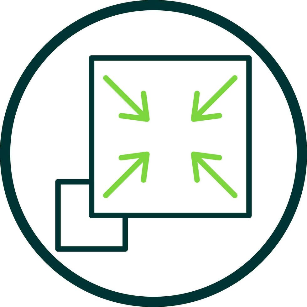 Resizing Vector Icon Design