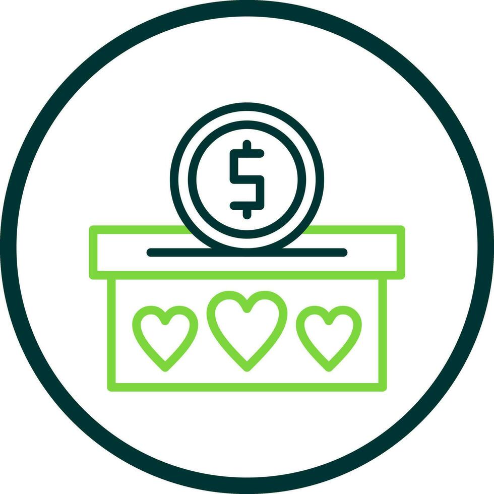 Donation Vector Icon Design