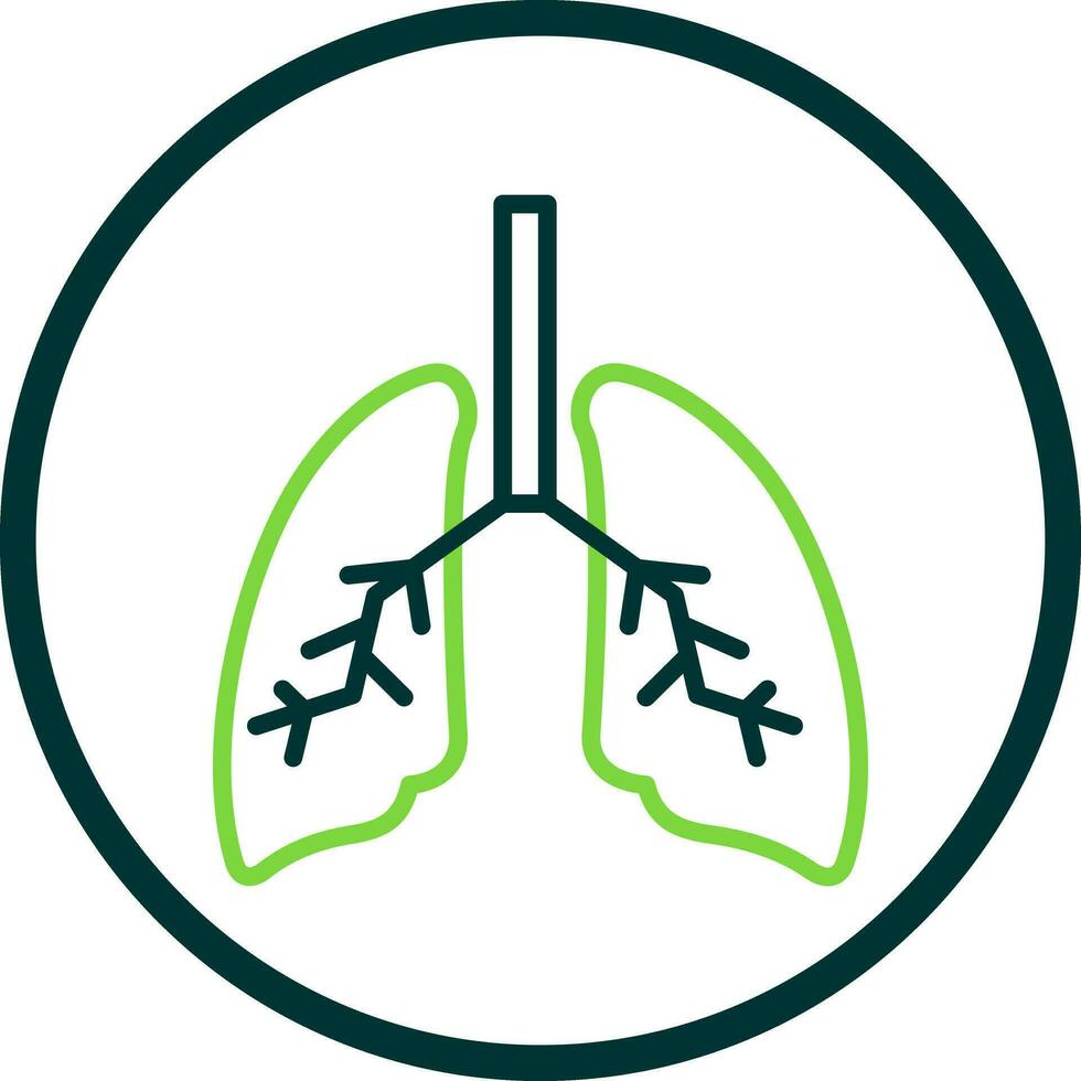 Lungs Vector Icon Design