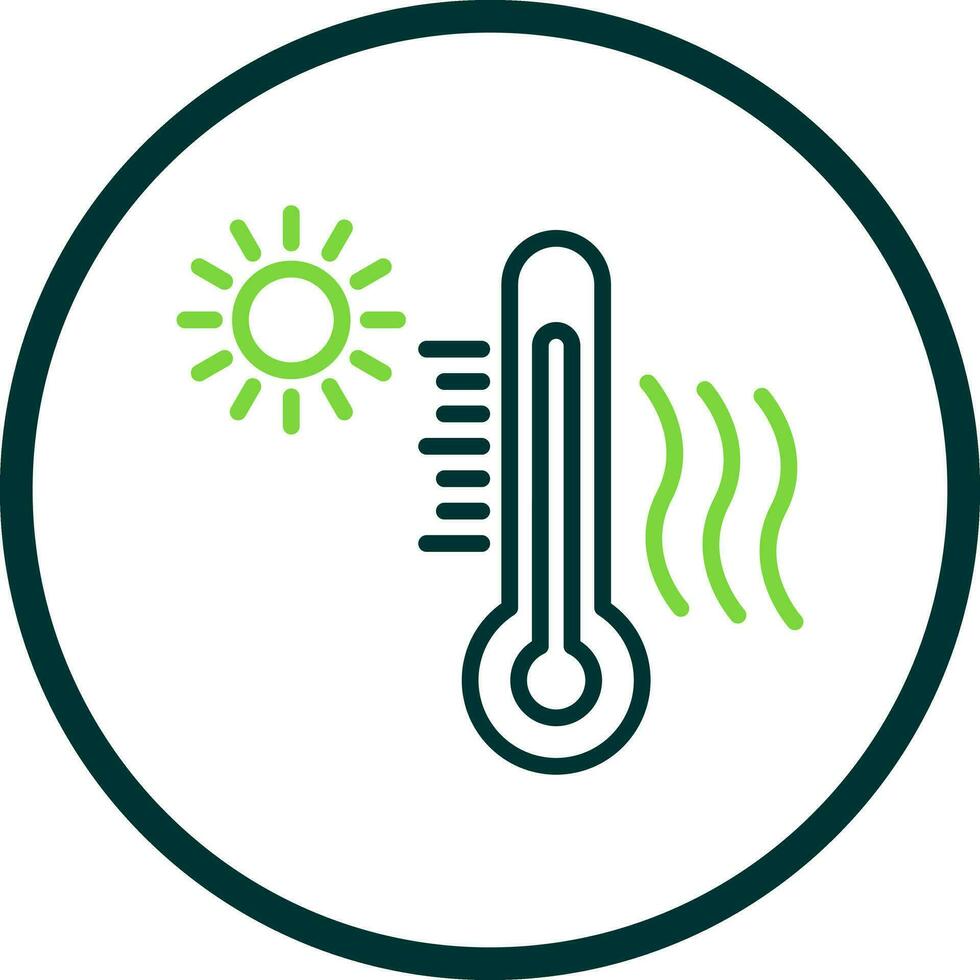 Heat wave Vector Icon Design